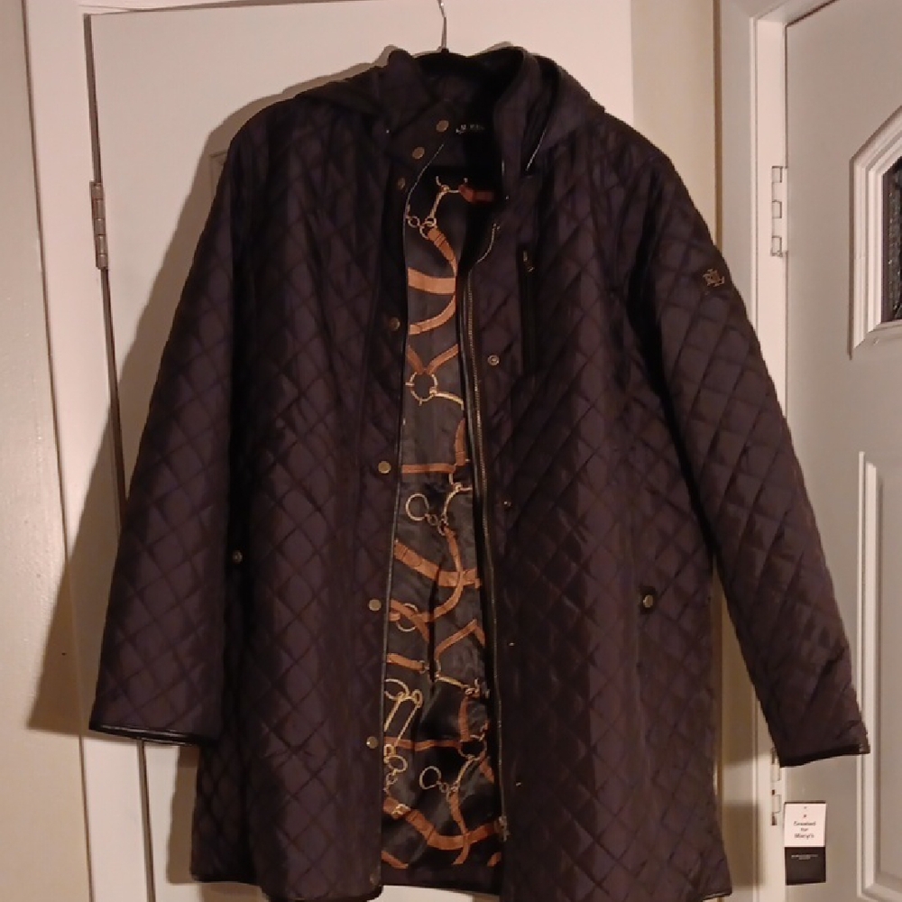 Lauren Ralph Lauren Classic Black Outerwear for Women. Size XXL